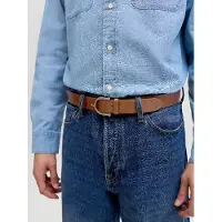 Jack & Jones Leren Riem 95 Bruin