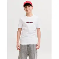 Jack & Jones T-shirts Boys 176 Wit