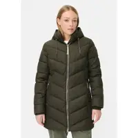 Camel active Gewatteerde jas met afneembare capuchon - Maat womenswear-52 - Bosgroen