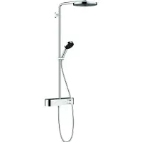 Hansgrohe Regendouche set pulsify s showerpipe 260 1 jet met showertablet select 400 chroom