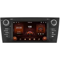 Melitt Autoradio voor 3 Serie E90, 2 Din 7Inch Android 13 2G&64G Carplay Android Auto GPS FM Multimediaspeler