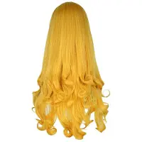 Melitt Anime Slapende Schoonheden Prinses Pruik Vrouwen Lang Geel Haar Cosplay Kostuum Halloween Party Pruiken Lang Krullend Haar