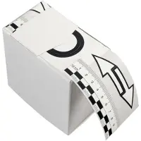 CROP Autoschade identificatieset met zelfklevende labels / 50 sets op rol in een dispenserdoos