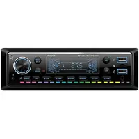 Melitt Enkele Din Autoradio Audio FM-Ontvanger Muziekradio MP3-Speler Ondersteuning AUX USB-Opladen Kleurrijk Licht