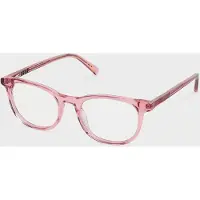 Wink & See More Than A Feeling Ronde Unisex Bril Op Sterkte Roze | In Combinatie Met Blauwlichtfilter Of Multifocale Glazen - Bril Online Passen Bij
