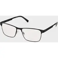 Wink & See Hard To Explain Rechthoekige Heren Bril Op Sterkte Zwart | In Combinatie Met Blauwlichtfilter Of Multifocale Glazen