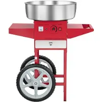 DUOKU Suikerspinmachine - - MHTJJPHCO1-S - 1000 W - Roestvrijstalen Kom - Rood
