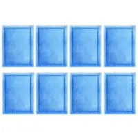 Melitt 8 Stuks Aquariumfilter, Compatibel voor 30-60/20-40 Power Filters, Vervanging voor EZ-Change 3