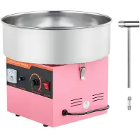 DUOKU Suikerspinmachine - - MHTJJPZYO1-3S - 1000 W - RVS kom 38 cm - Roze