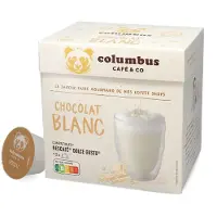 Columbus | Warme wittechocolademelk - 12 capsules voor Dolce Gusto