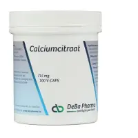 Deba Pharma Calcium-Citraat 715mg 100 St Capsules
