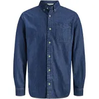 Jack & Jones Overhemd 'JJEBROOK' blauw denim