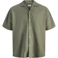 Jack & Jones Overhemd 'JJEBREEZE' olijfgroen