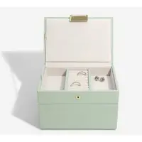 SmartaSaker mini SAGE GREEN - Sieradendoos - Juwelendoos - Sieradenhouder - Sieraden Organizer - 2-set