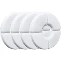 OEM Filters voor katten, met een dubbel filtersysteem, compatibel met waterbakken voor katten van 2,5 liter (4 stuks)