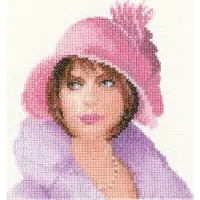 Heritage Crafts Heritage, borduurset kruissteek, stof "Harriet", patroon met telwerk, artikelnummer meht1516-e, afmetingen 13x14 cm