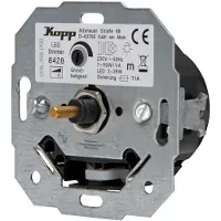 KOPP HEINRICH 842800187 Dimmer Inzetstuk 1 stuks Athenis Aluminium 1 stuk(s)