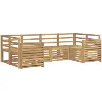 Syfax Buiten bankenset 6 pcs Wit 245 x 132,5 x 73 cm