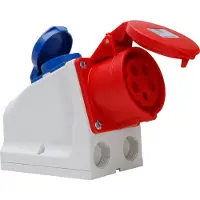 Nobrand CEE-wandcontactdoos/veiligheidscontact, 5-polig, 16A