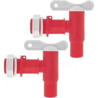 Markenlos Regenkraan met aftapkraan, 3/4 inch, dubbel