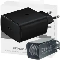 Samsung Originele oplader Type C 45 W Ultra snelle oplading + Type C naar Type C kabel