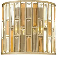 HINKLEY LED Wandlamp Gemma | 2X E14 Max 60W | Silver Leaf