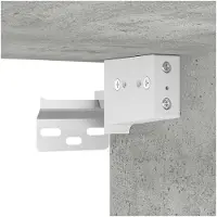vidaXL TV Wandkast 30 x 31 x 100 cm Betongrijs Bewerkt hout