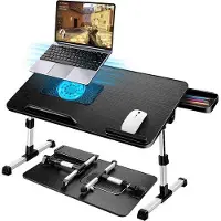 OEM Een flexibele en inklapbare laptopwerkplek met koeling en een opbergruimte