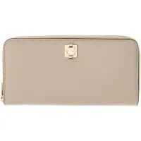 GUESS portemonnee Audrey Logo SLG Zip Around Wallet Light Taupe