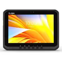 Zebra ET60, 25,7 cm (10,1''), USB, USB-C, BT, WLAN, Android, GMS, standaard batterij (Alleen WLAN, 10.12", 128 GB, Zwart), Tablet, Zwart