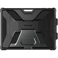 Supcase Case voor Microsoft Surface Pro 5, 6, 7 Schokbestendig met standaard, Zwart