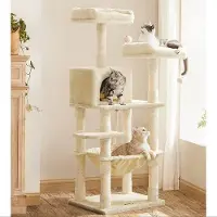 OEM Kattenkooi, medium formaat, beige, sisal, 55 cm