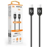 Aligator Alligator KALP3AUCUCBK, 1 meter, USB-C, USB-C, USB 3.2 Gen 1 (3.1 Gen 1), 5 Gbit/s, zwart