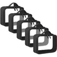 OEM Reistas voor reisaccessoires, set van 5, transparant, geschikt voor dames en heren, vloeistoffentas voor handbagage in het vliegtuig
