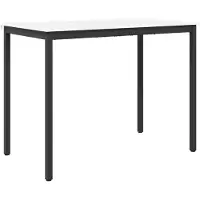 vidaXL Bartafel Wit 140 x 80 x 105 cm Massief grenenhout