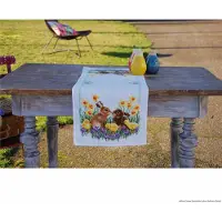 Vervaco - Perlaida loper kit - Pasen - Konijnen met kuikentjes - PN-0183468 - Borduren - Borduurpakket - Borduurpakket volwassenen - Borduurpakket kind