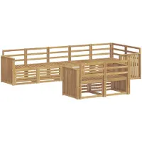 Syfax Buiten bankenset 8 pcs Wit 306 x 128,5 x 73 cm