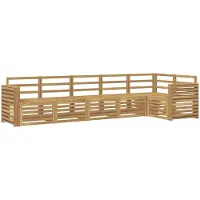 Syfax Buiten bankenset 6 pcs Wit 310 x 132,5 x 73 cm