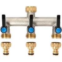 OEM Tuinpomp met verlengde handgreep - Messing - Aparte ventielen - 3/4 inch adapter - 1/2 inch - geschikt voor apparaten - tuinslangen
