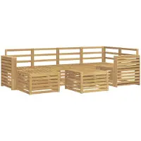 Syfax Buiten bankenset 7 pcs Wit Polyester