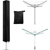 OEM Wasdrogerhoes Oxford, 420D waterafstotende hoes met rits, 180 x 18 x 18 cm
