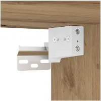 vidaXL TV Wand Eenheid 5 st Artisan Eiken Bewerkt hout