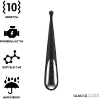BLACK&SILVER BLACK and SILVER | Black and silver Kenneth Stimulating Vibe