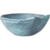 Benoa Schaal decoratief blauw patina groot (set of 4)