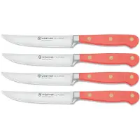 Wüsthof - Classic Steakmessenset 4-delig Coral Peach