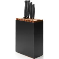 Wüsthof Performer Messenblok Met 4 Messen Zwart - Messenrekken & messenblokken Roestvrijstaal Black - 1091270402