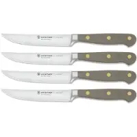 Wüsthof Classic Color Velvet Oyster 1061760401, 4-delige steakmessenset