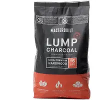 Masterbuilt Premium Lump Houtskool 7,25 kg – 100% Hardhout Houtskool voor Kamado, Smoker en Houtskool BBQ
