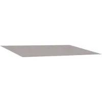 vidaXL Vervangingsdoek voor zonnescherm Lichtgrijs 600 × 350 cm