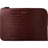 Selencia Croco Laptophoes 13 inch - Laptopsleeve - Burgundy